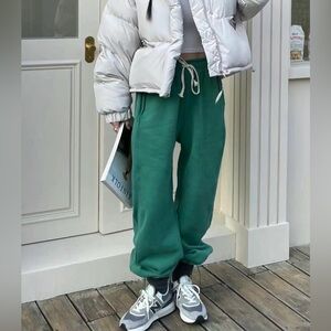 Korean Green Women’s Sweatpants Joggers